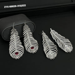 Radiant Feather Earrings