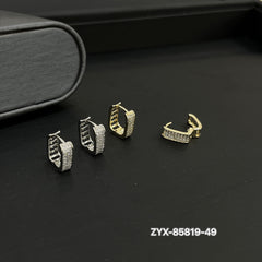 Diamond Square Box Earrings