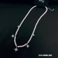 Falling Star Pearl Necklace